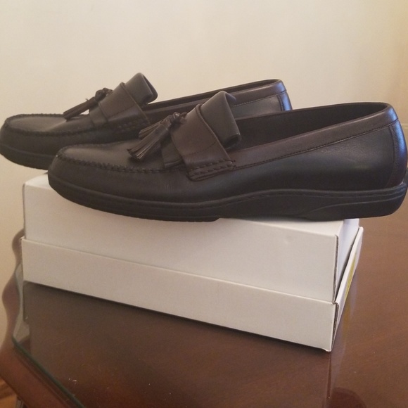 Cole Haan Mens Tassel Loafers - Picture 2 of 8